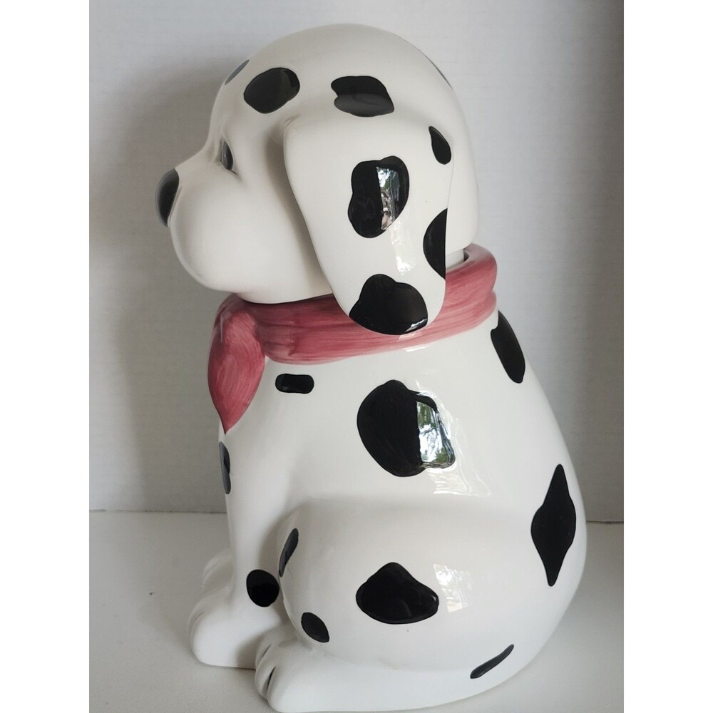 HOMETRENDS Vintage Dalmatian Puppy Dog Cookie Jar Cannister 11.5" - Picture 2 of 10